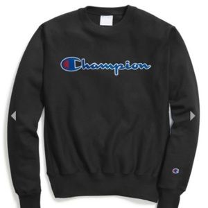 Black champion sweatshirt
